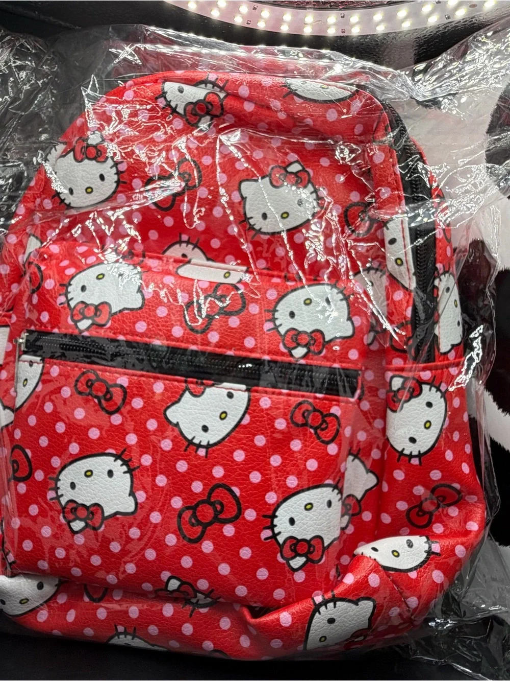 Hello Kitty Red and White Polka Dot Mini Backpack